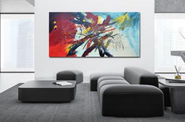 Large abstract painting living room image- 1432